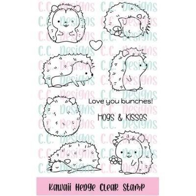 C.C. Designs Clear Stamps - Kawaii Hedge
